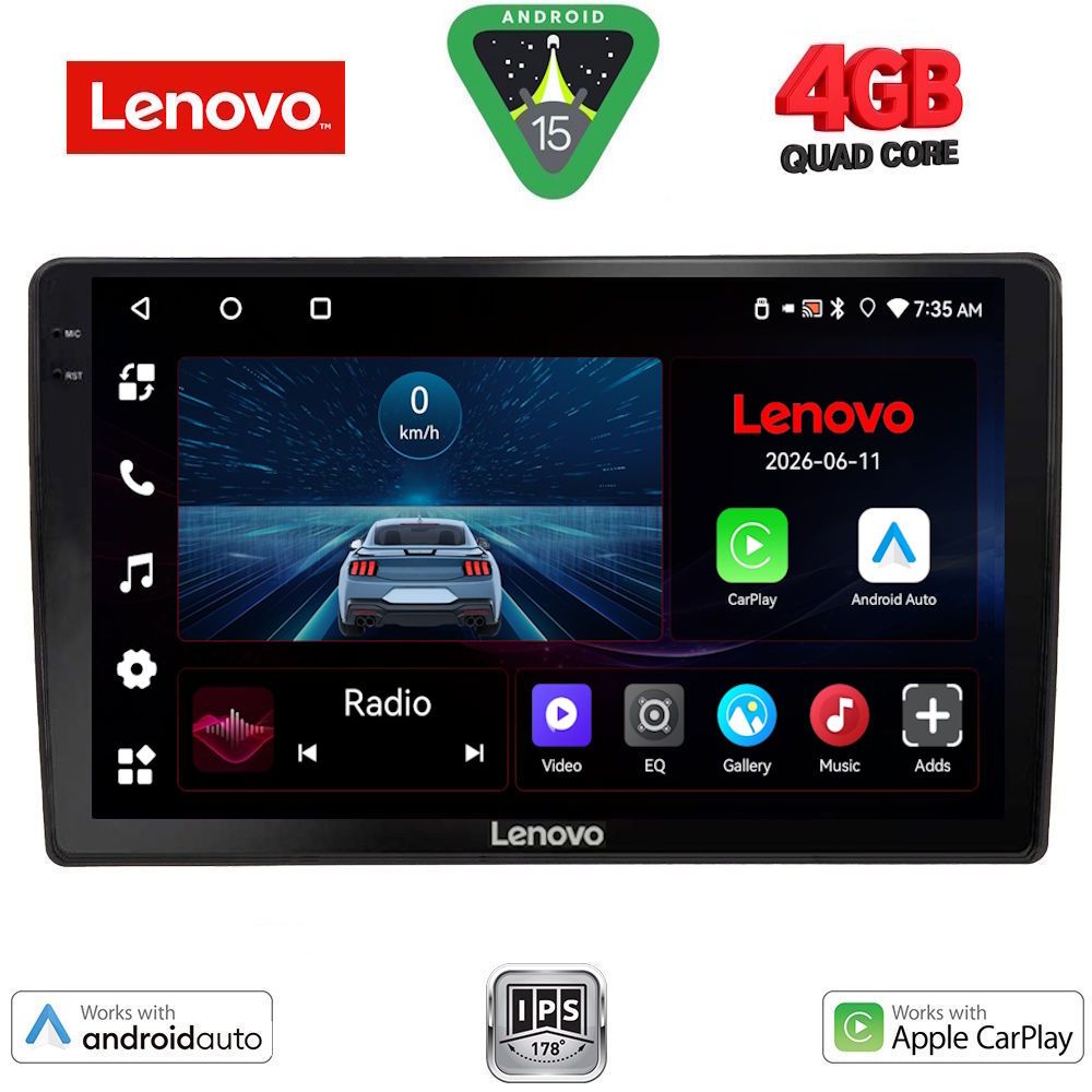 LVE7005_15 LENOVO LVE 8005_CPAA (10inc) MULTIMEDIA TABLET for AUDI A4 mod. 2008-2015 - Image 1