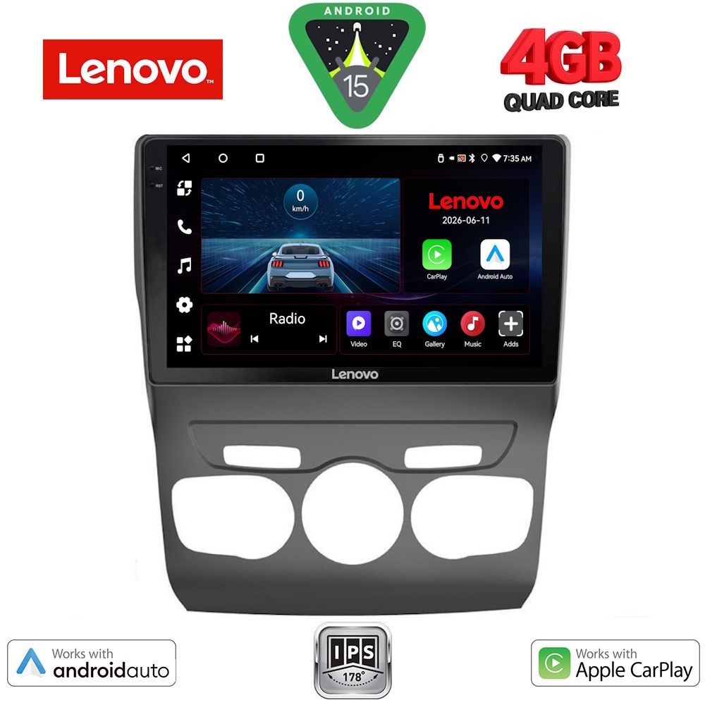 LVE7085_15 LENOVO LVE 8085_CPAA (10inc) MULTIMEDIA TABLET for CITROEN C4 -DS4 mod. 2011-2018 - Image 1