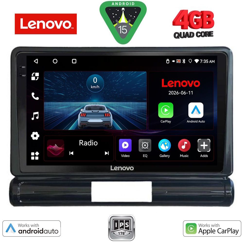 LVE7093L_15 LENOVO LVE 8093L_CPAA (9inc) MULTIMEDIA TABLET for CITROEN C3 - DS3 mod. 2016-2024 Low Version - Image 1
