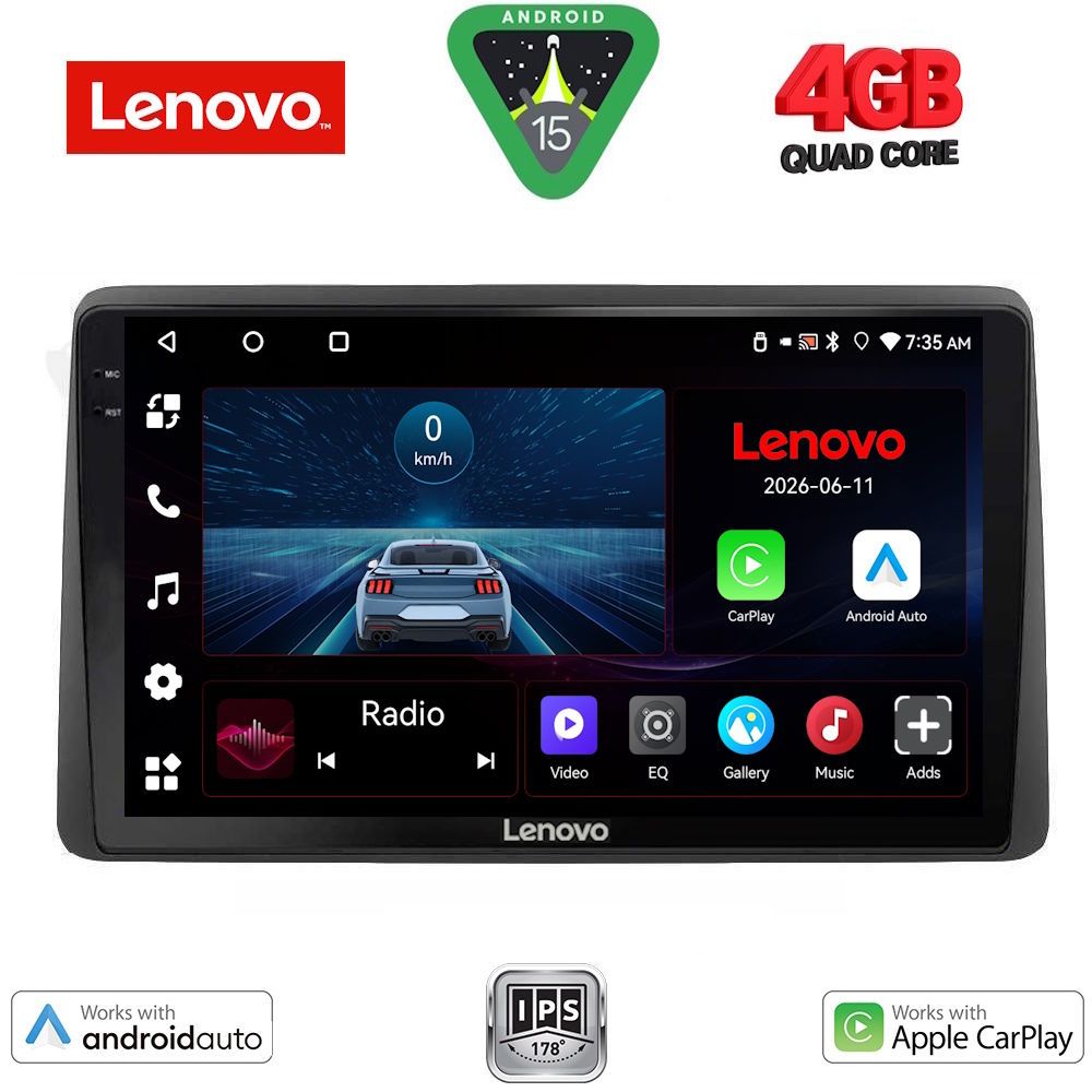 LVE7104_15 LENOVO LVE 8104_CPAA (10inc) MULTIMEDIA TABLET for DACIA DUSTER mod. 2019-2026 - Image 1