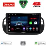 LENOVO LVE 8130BL_CPAA (9inc) MULTIMEDIA TABLET for FIAT 500 mod. 2007-2015  (BLACK)