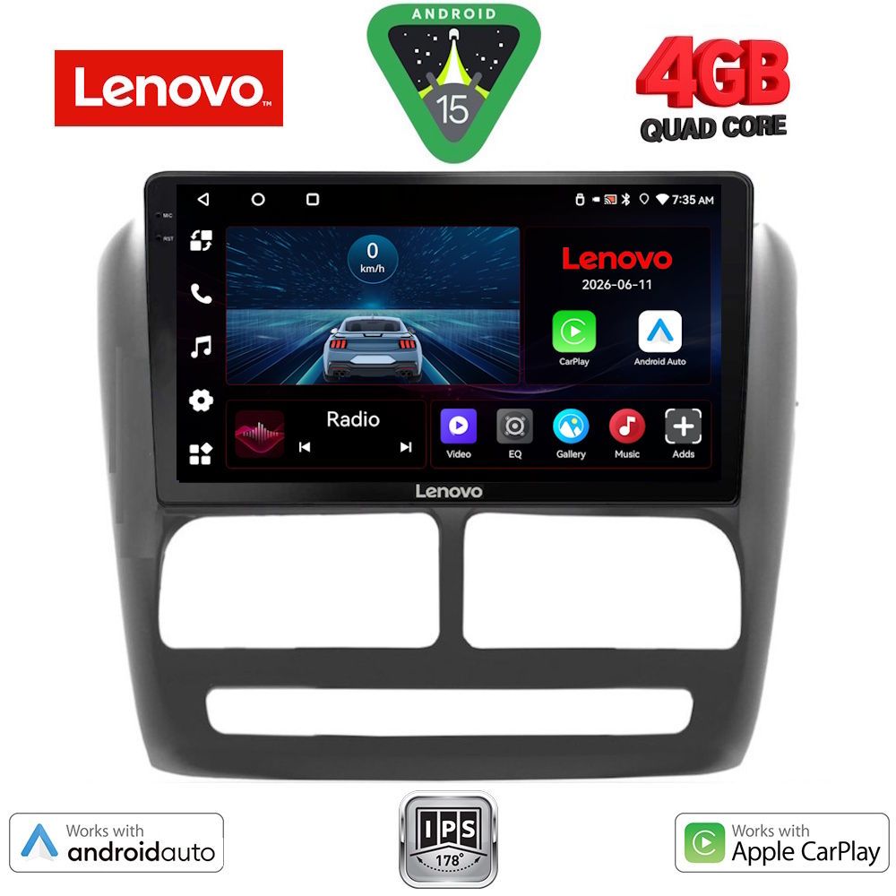 LVE7137_15 LENOVO LVE 8137_CPAA (9inc) MULTIMEDIA TABLET for FIAT DOBLO mod. 2010-2015 - Image 1
