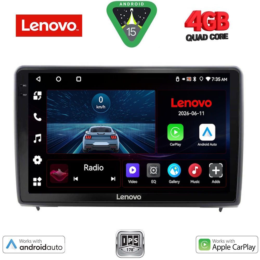 LVE7151_15 LENOVO LVE 8151_CPAA (10inc) MULTIMEDIA TABLET for FORD ECOSPORT mod. 2018-2022 - Image 1