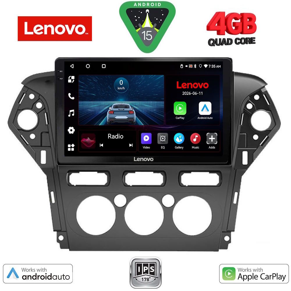 LVE7163AC_15 LENOVO LVE 8163_CPAA A/C (10inc) MULTIMEDIA TABLET for FORD MONDEO mod. 2011-2013 - Image 1