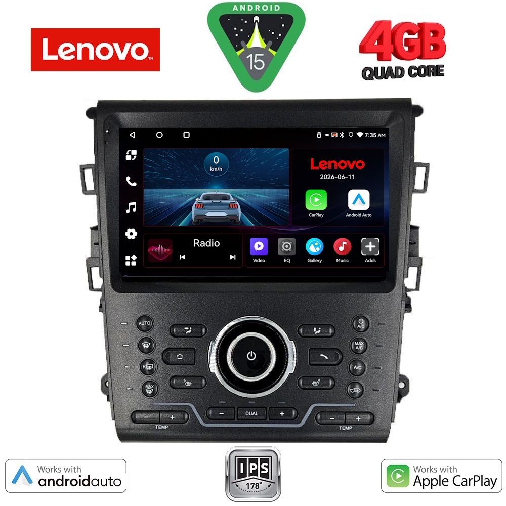 LVE7164CL_15 LENOVO LVE 8164_CPAA CLIMA (9inc) MULTIMEDIA TABLET for FORD MONDEO mod. 2014-2023 - Image 1