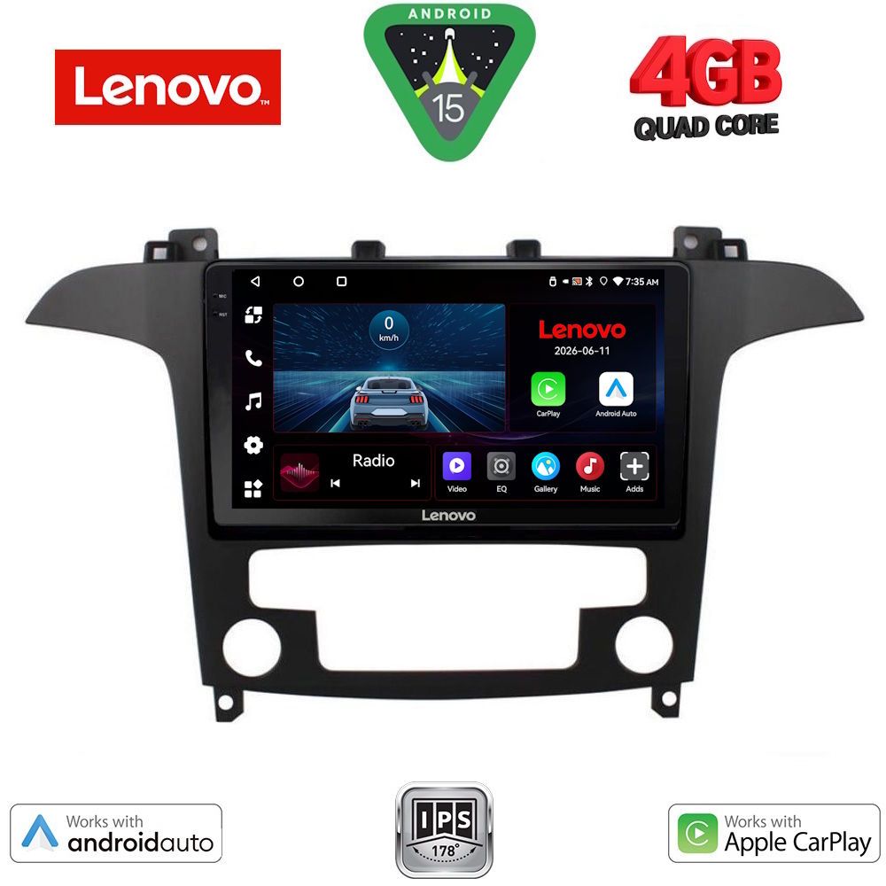 LVE7175CL_15 LENOVO LVE 8175_CPAA CLIMA (9inc) MULTIMEDIA TABLET for FORD SMAX mod. 2006-2014 - Image 1