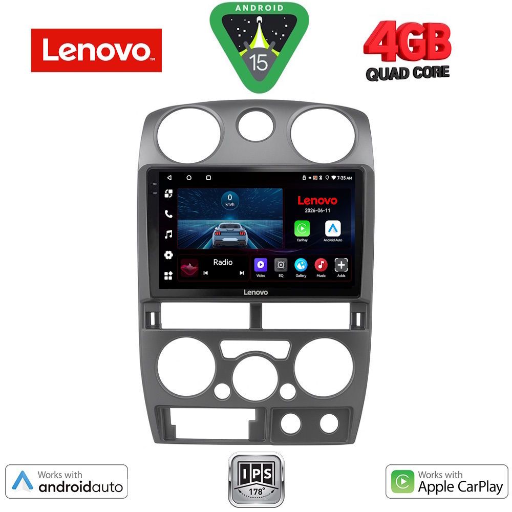 LVE7254GR_15 LENOVO LVE 8254GR_CPAA (9inc) MULTIMEDIA TABLET for ISUZU D-MAX mod. 2008-2012 (GREY) - Image 1