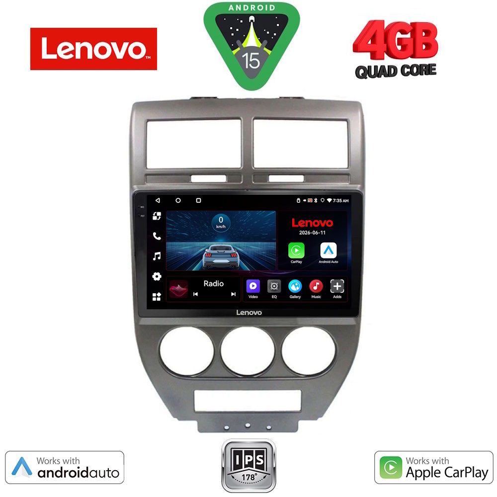 LVE7276_15 LENOVO LVE 8276_CPAA (10inc) MULTIMEDIA TABLET for JEEP COMPASS - PATRIOT mod. 2007-2016 - Image 1