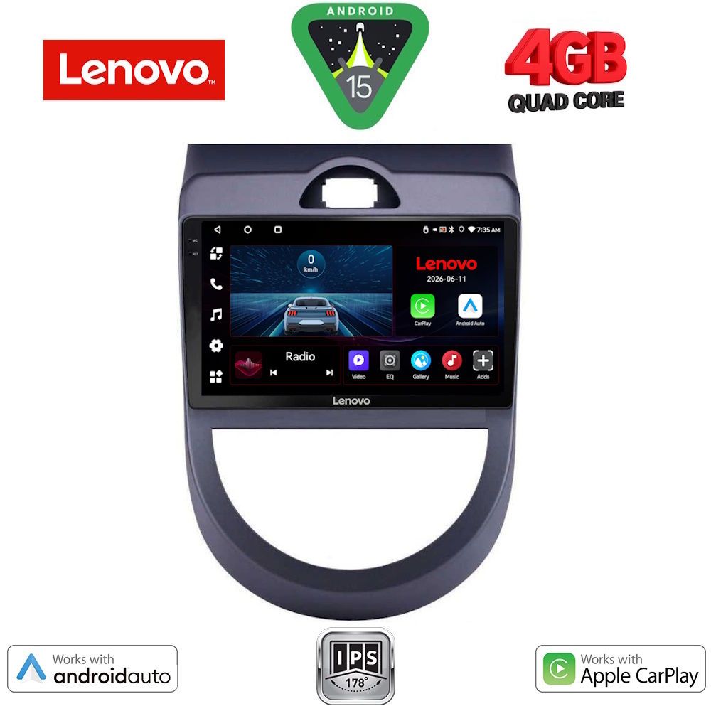 LVE7320_15 LENOVO LVE 8320_CPAA (9inc) MULTIMEDIA TABLET for KIA SOUL mod. 2008-2013 - Image 1