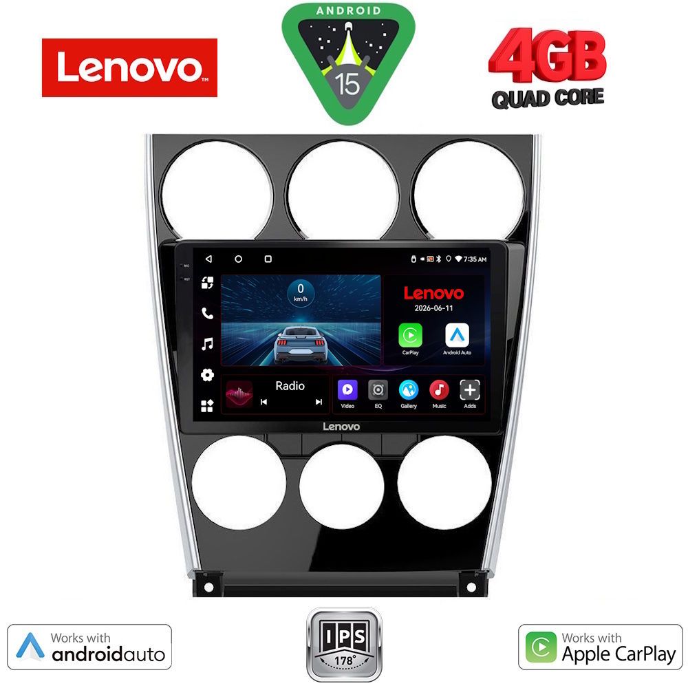 LVE7375_15 LENOVO LVE 8375_CPAA (9inc) MULTIMEDIA TABLET for MAZDA 6 (FACELIFT) mod. 2005-2008 - Image 1