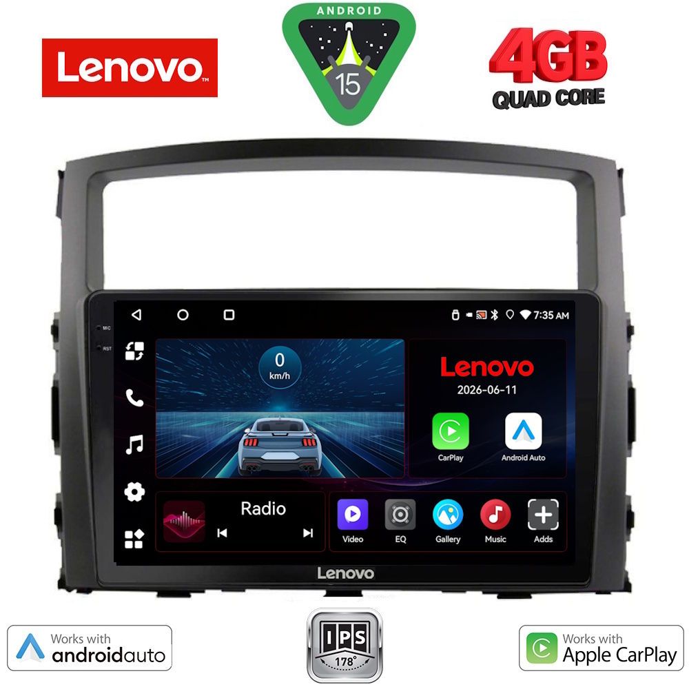 LVE7446_15 LENOVO LVE 8446_CPAA (9inc) MULTIMEDIA TABLET for MITSUBISHI PAJERO mod. 2006-2013 - Image 1