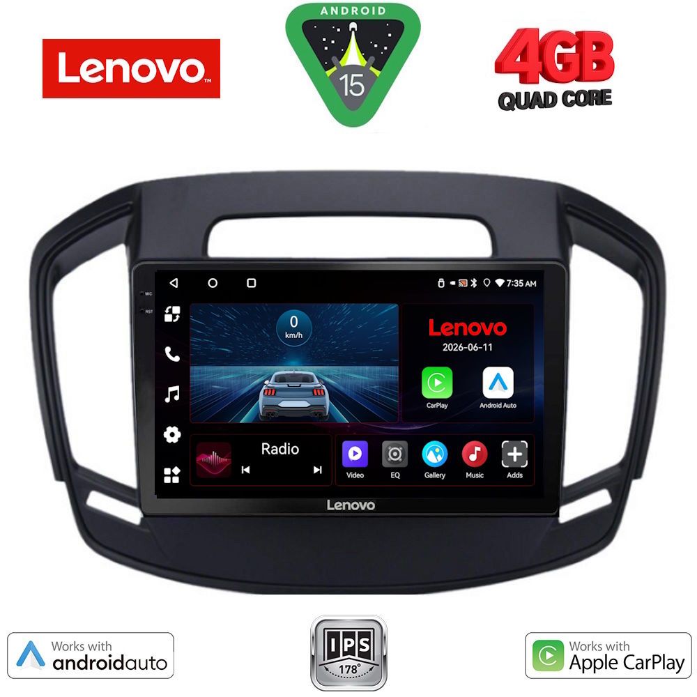 LVE7492_15 LENOVO LVE 8492_CPAA (9inc) MULTIMEDIA TABLET for OPEL INSIGNIA mod. 2014-2017 - Image 1