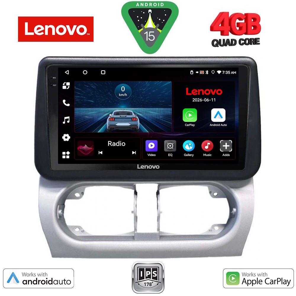 LVE7500_15 LENOVO LVE 8500_CPAA (9inc) MULTIMEDIA TABLET for OPEL CORSA C mod 2000-2006 - TIGRA mod. 2004-2009 - Image 1