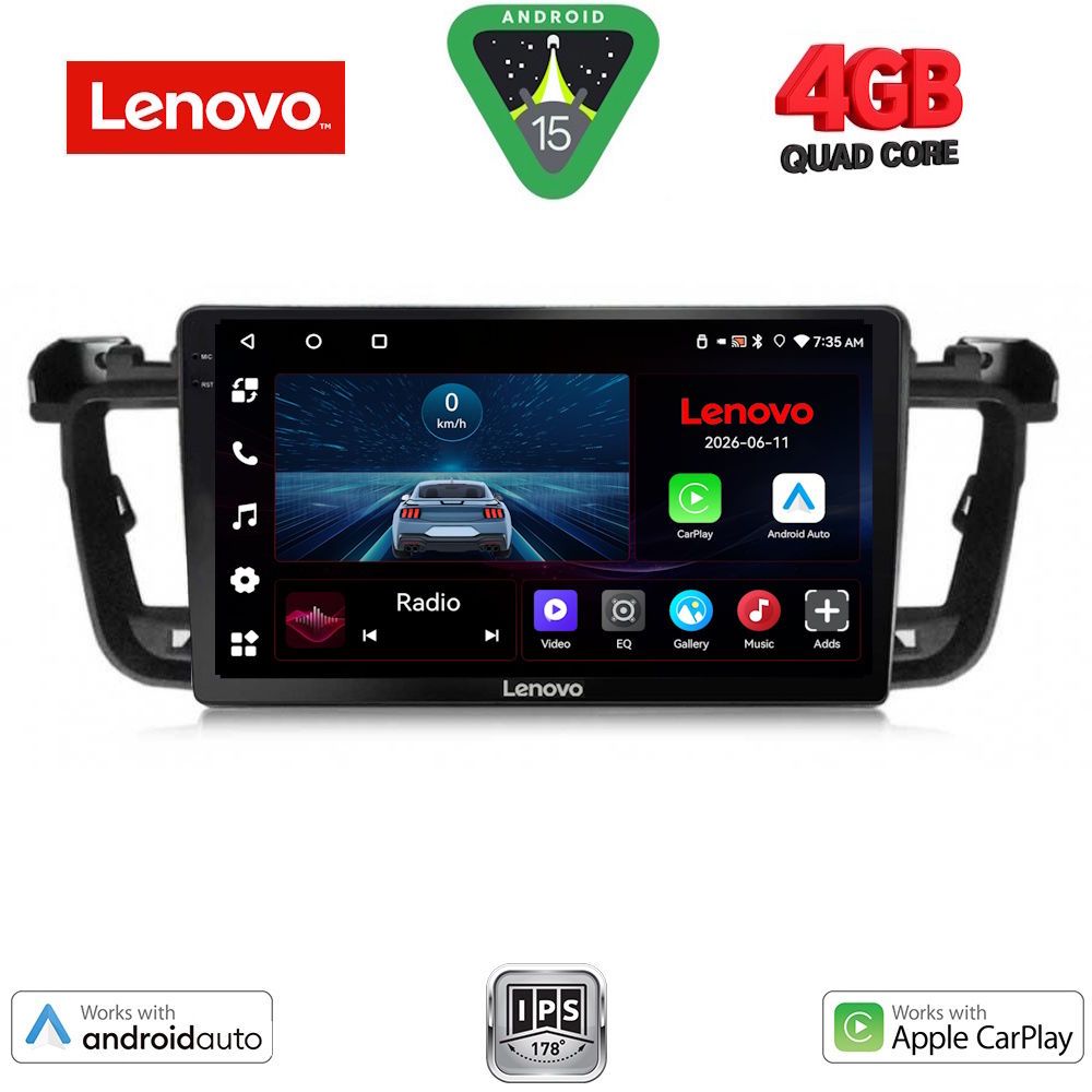 LVE7518_15 LENOVO LVE 8518_CPAA (9inc) MULTIMEDIA TABLET for PEUGEOT 508 mod. 2010-2016 - Image 1