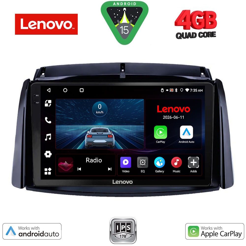 LVE7551_15 LENOVO LVE 8551_CPAA (9inc) MULTIMEDIA TABLET for RENAULT KOLEOS mod. 2006-2016 - Image 1