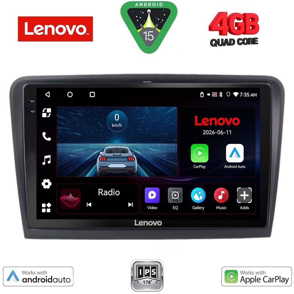 LVE7604_15 LENOVO LVE 8604B_CPAA (10inc) MULTIMEDIA TABLET for SKODA SUPERB mod. 2008-2015 - Image 1