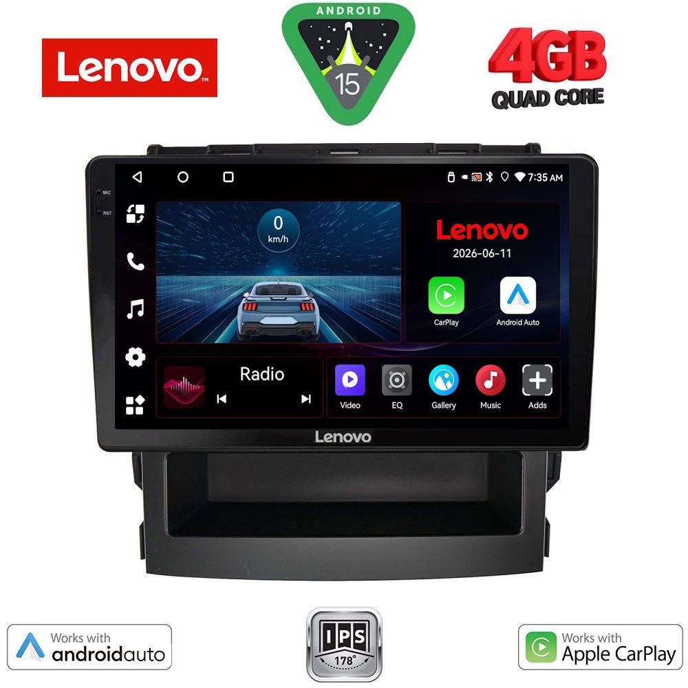 LVE7664_15 LENOVO LVE 8664_CPAA (9inc) MULTIMEDIA TABLET for SUBARU FORESTER - IMPREZA mod. 2019-2025 - Image 1