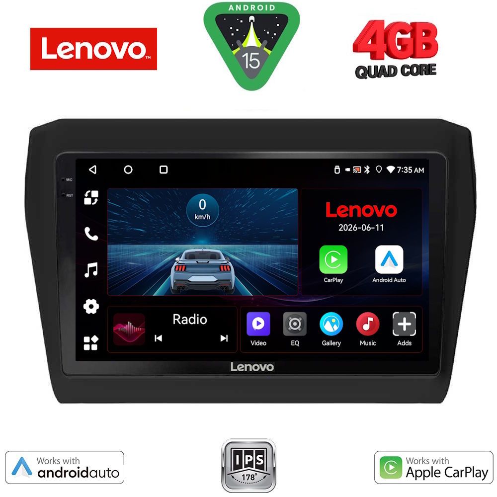 LVE7686_15 LENOVO LVE 8686_CPAA (9inc) MULTIMEDIA TABLET for SUZUKI SWIFT mod. 2017-2026 - Image 1