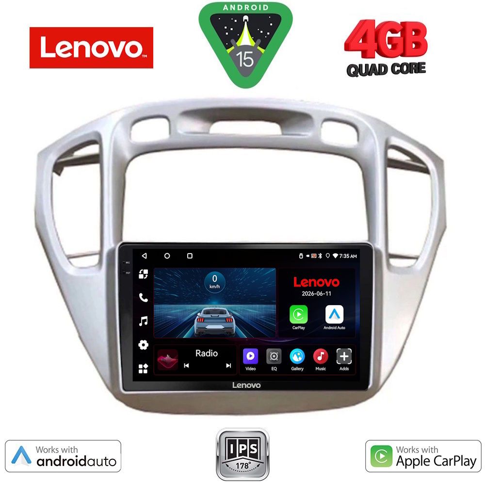 LVE7718_15 LENOVO LVE 8718_CPAA (9inc) MULTIMEDIA TABLET for TOYOTA HIGHLANDER mod. 2002-2009 - Image 1