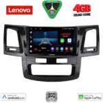 LENOVO LVE 8720_CPAA (9inc) MULTIMEDIA TABLET for TOYOTA HILUX mod. 2005-2016
