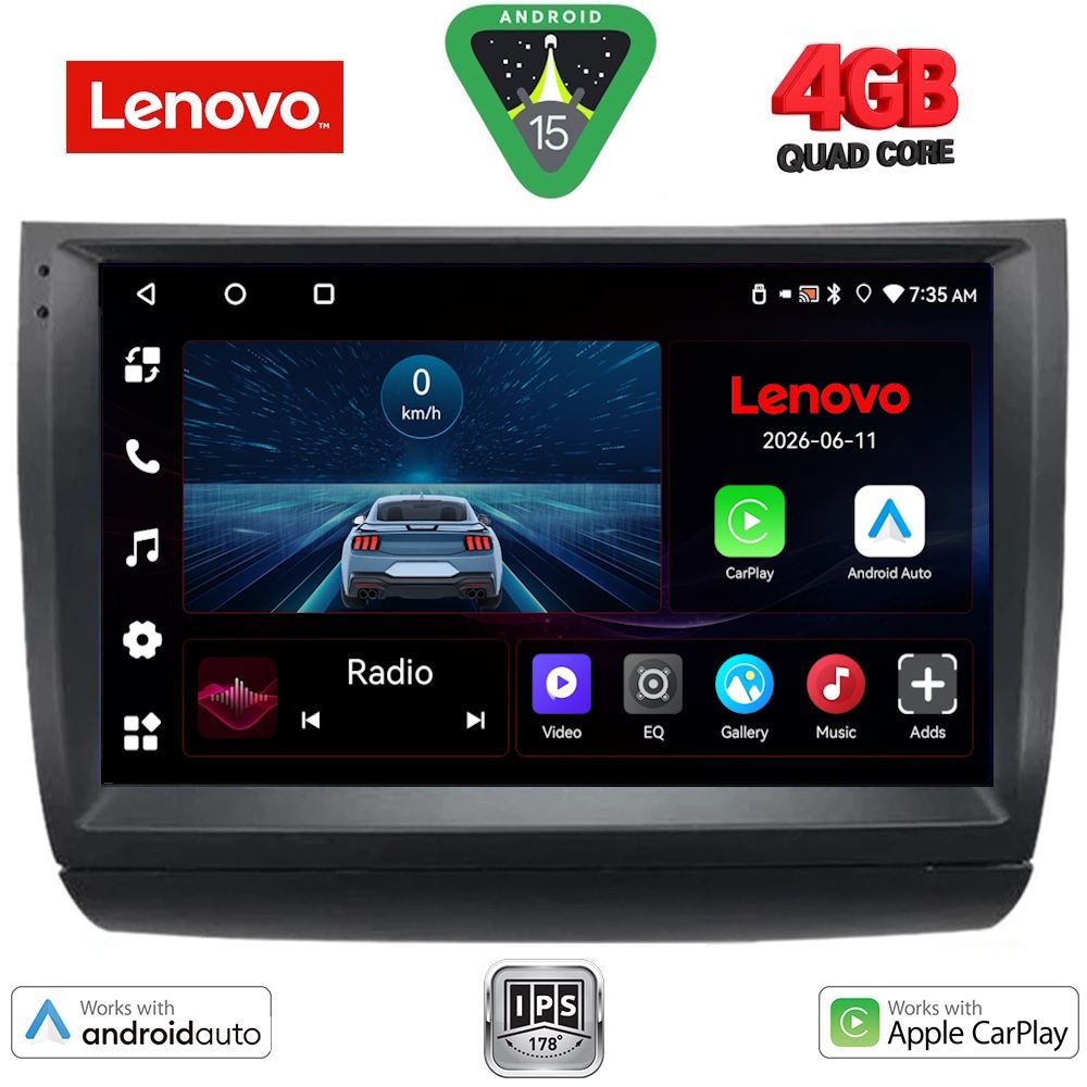 LVE7728_15 LENOVO LVE 8728_CPAA (9inc) MULTIMEDIA TABLET for TOYOTA PRIUS mod. 2003-2009 - Image 1