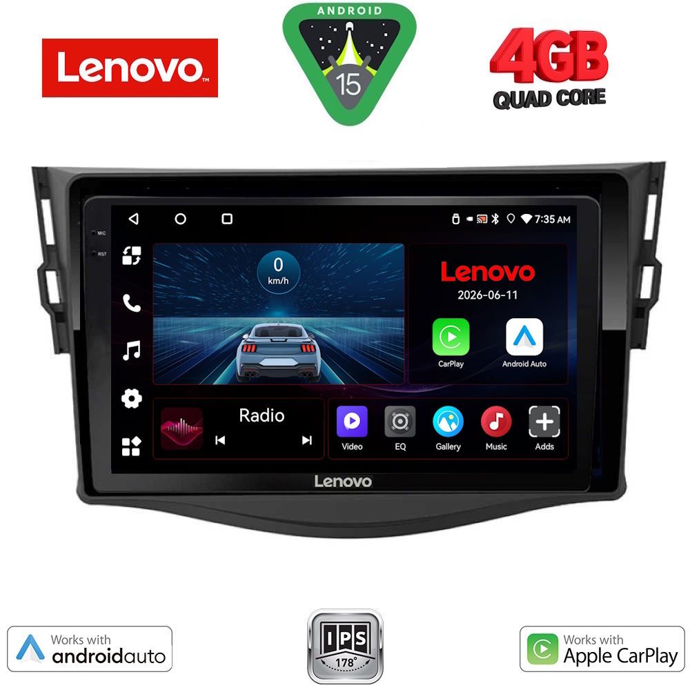 LVE7731_15 LENOVO LVE 8731_CPAA (9inc) MULTIMEDIA TABLET for TOYOTA RAV 4 mod. 2006-2012 - Image 1