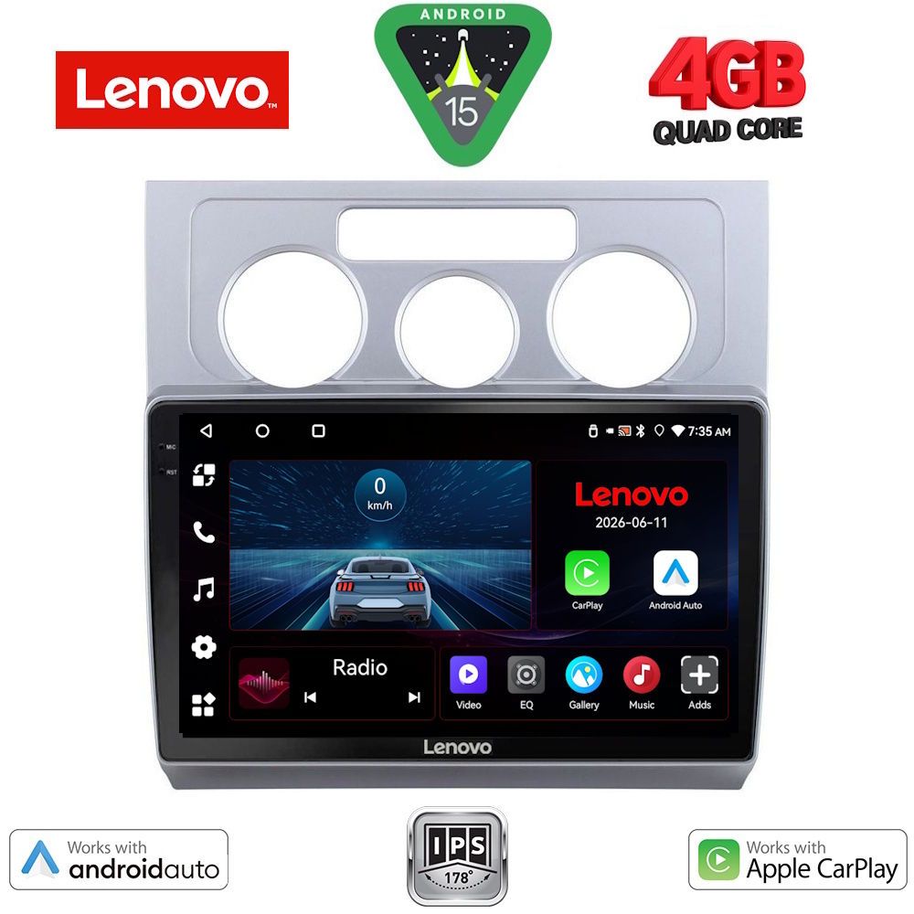 LVE7767AC_15 LENOVO LVE 8767_CPAA A/C (10inc) MULTIMEDIA TABLET for VW TOURAN mod. 2003-2010 - Image 1