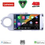 LENOVO LVE 8737SL_CPAA (9inc) MULTIMEDIA TABLET for TOYOTA YARIS mod. 2011-2015  (SILVER) - Image 2