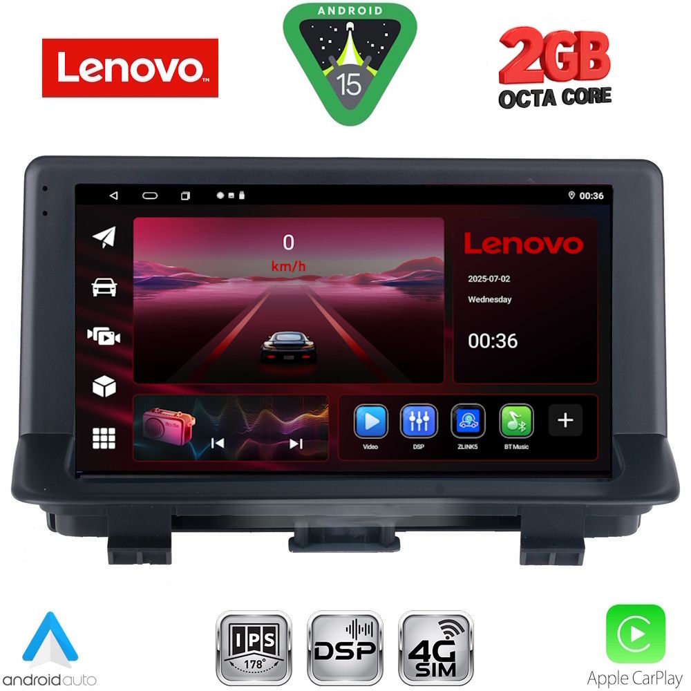 LVF5013_15_ LENOVO LVF 5013_CPA (9inc) MULTIMEDIA TABLET for AUDI Q3 mod. 2013-2018 (Low Version) - Image 1