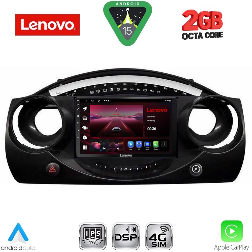 LVF5063_15_ LENOVO LVF 5063_CPA (9inc) MULTIMEDIA TABLET for MINI COOPER (R50-R52-R53) mod. 2000-2006 - Image 1