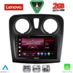 LENOVO LVF 5108_CPA (9inc) MULTIMEDIA TABLET for DACIA LOGAN – SANDERO mod. 2012-2019