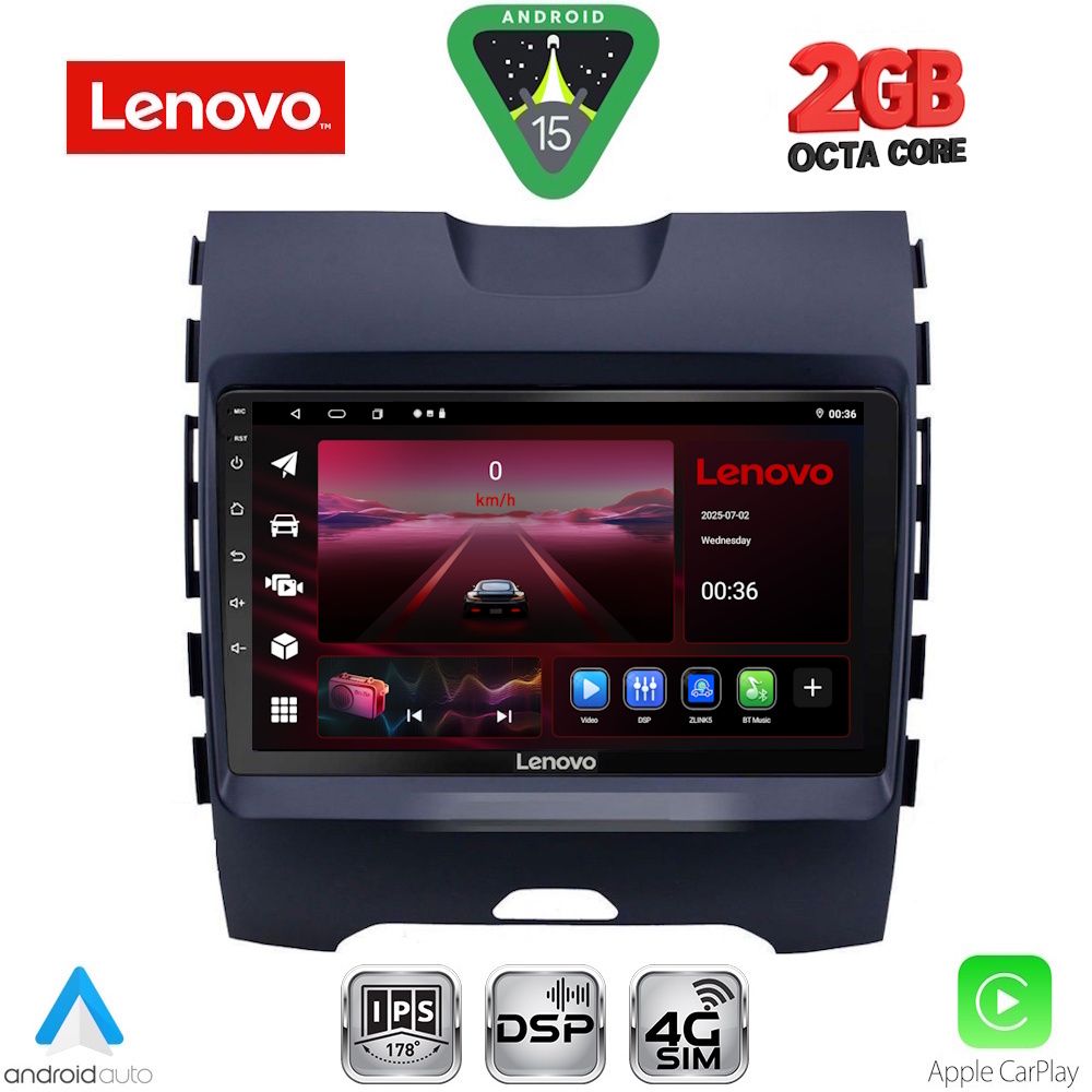 LVF5152_15_ LENOVO LVF 5152_CPA (9inc) MULTIMEDIA TABLET for FORD EDGE mod. 2015-2023 - Image 1