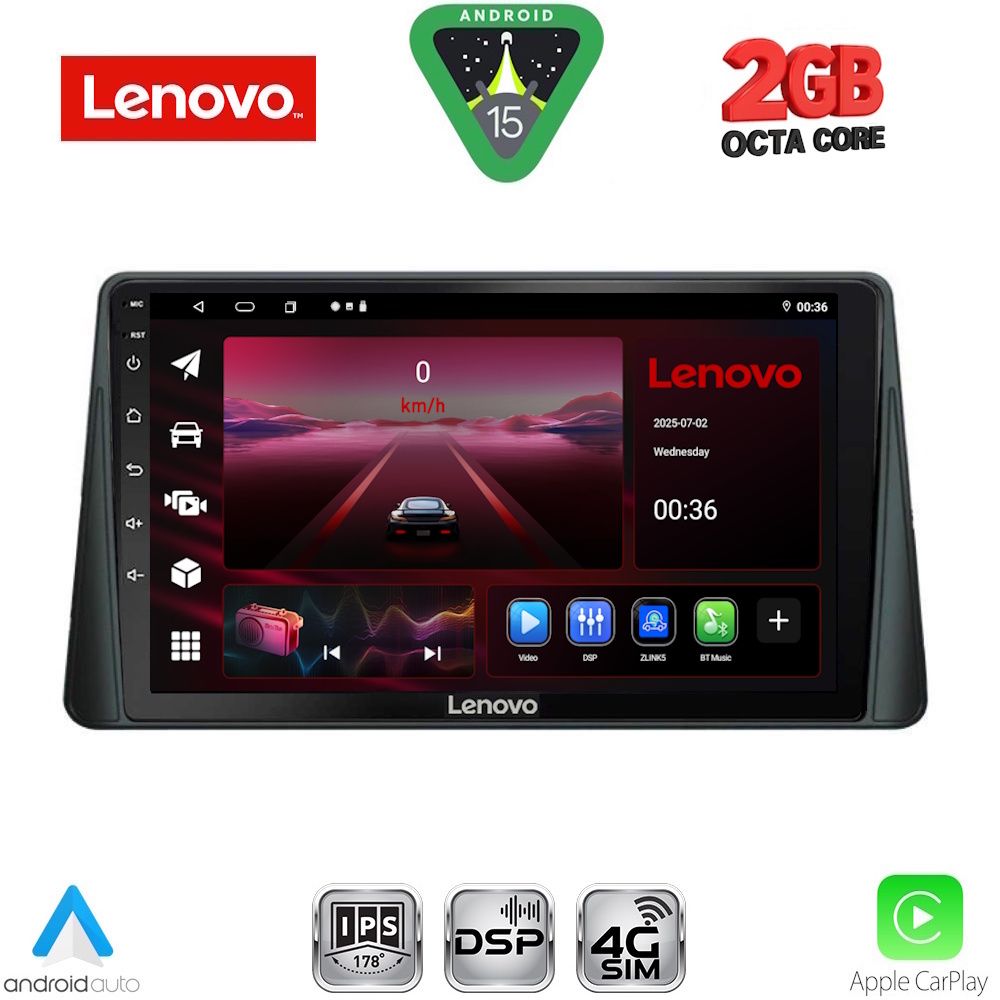LVF5158_15_ LENOVO LVF 5158_CPA (9inc) MULTIMEDIA TABLET for FORD FOCUS mod. 2019-2025 - Image 1