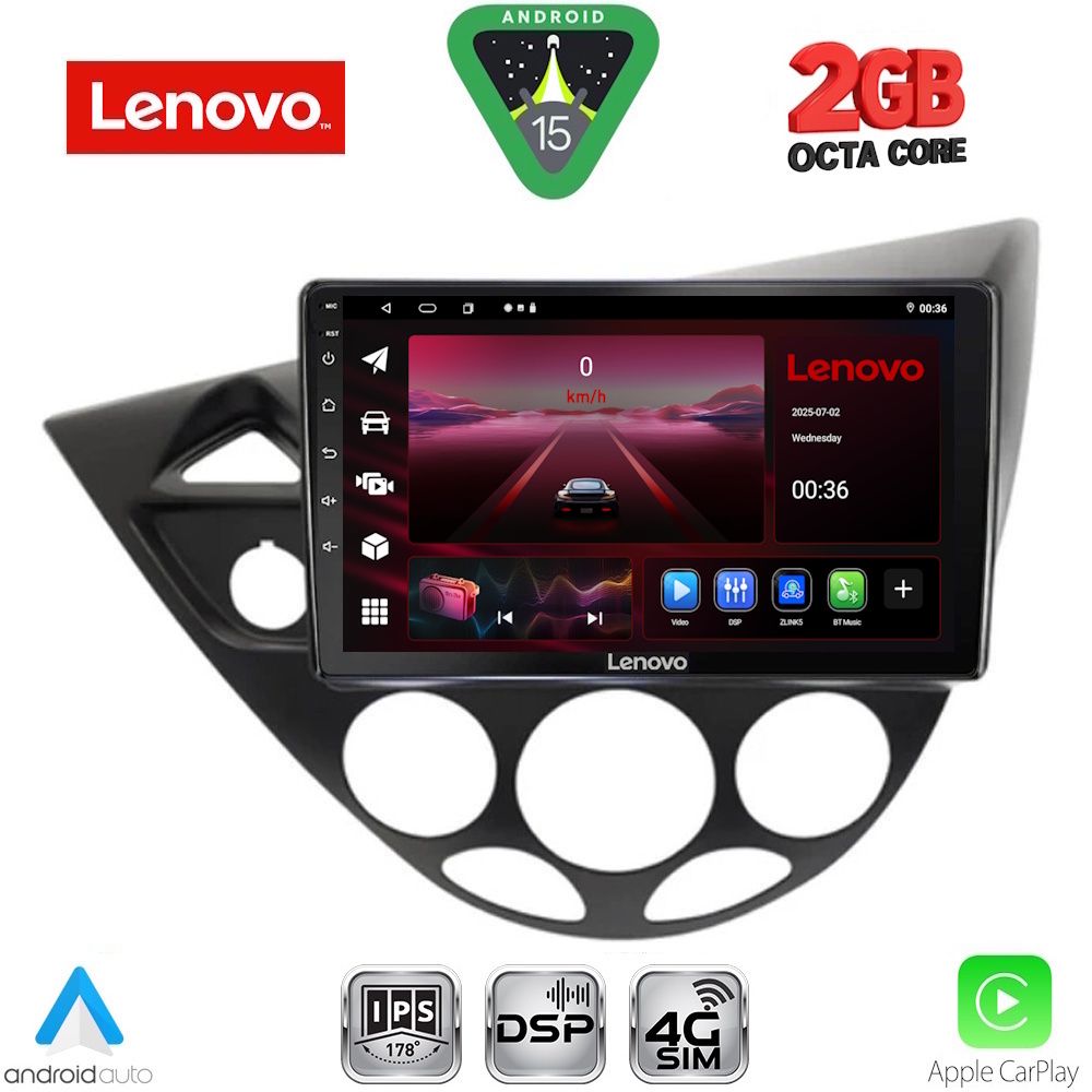 LVF5169_15_ LENOVO LVF 5169_CPA (9inc) MULTIMEDIA TABLET for FORD FOCUS mod. 1998-2004 - Image 1