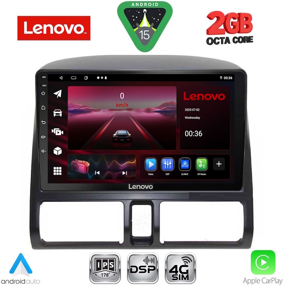 LVF5196_CL_15_ LENOVO LVF 5196_CPA CLIMA (9inc) MULTIMEDIA TABLET for HONDA CRV mod. 1996-2006 - Image 1