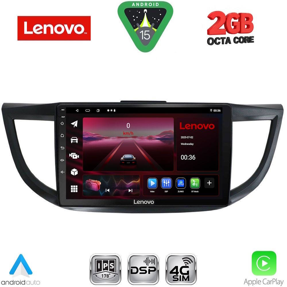 LVF5198_15_ LENOVO LVF 5198_CPA (10inc) MULTIMEDIA TABLET for HONDA CRV mod. 2013-2017 - Image 1