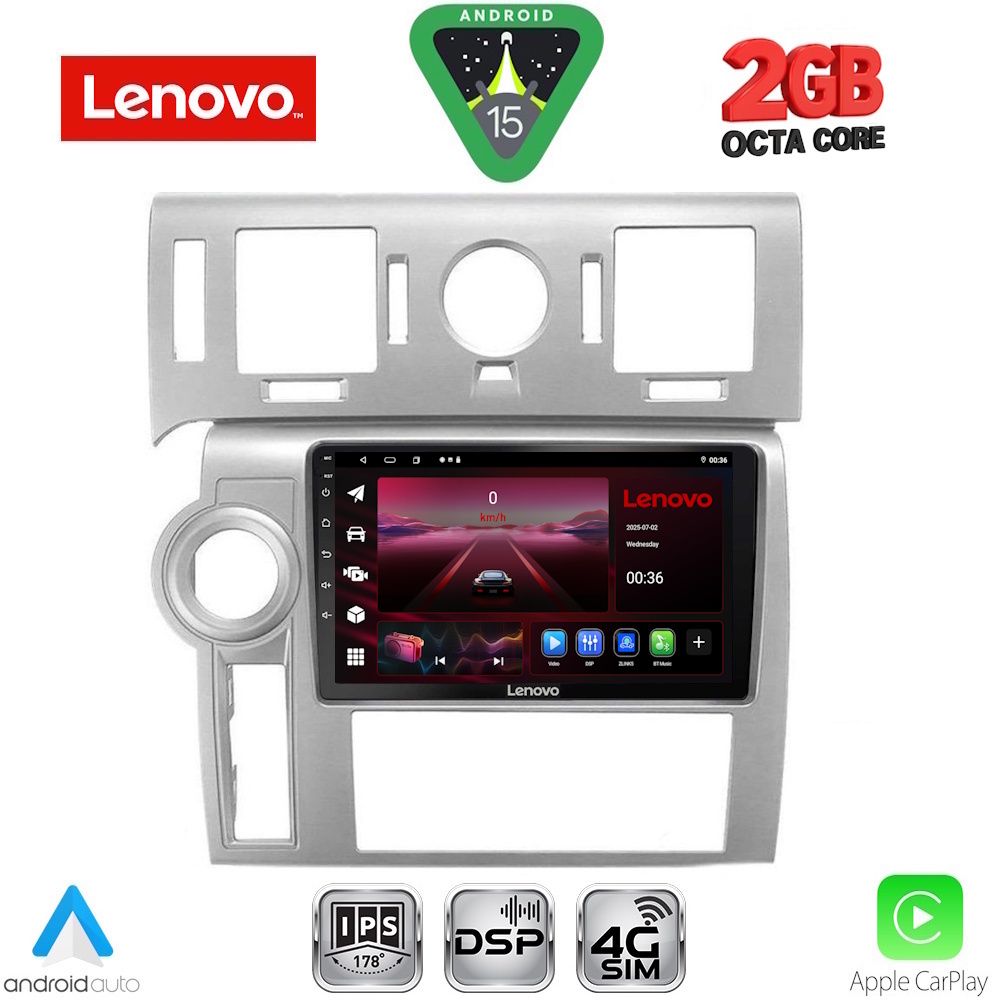 LVF5216_15_ LENOVO LVF 5216_CPA (9inc) MULTIMEDIA TABLET for HUMMER H2 mod. 2008-2009 - Image 1