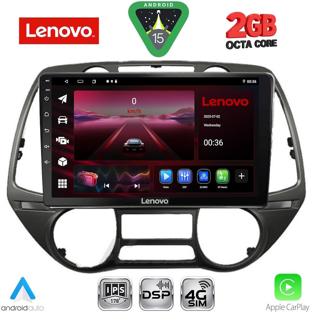 LVF5226_15_ LENOVO LVF 5226_CPA (9inc) MULTIMEDIA TABLET for HYUNDAI i20 mod. 2008-2014 - Image 1