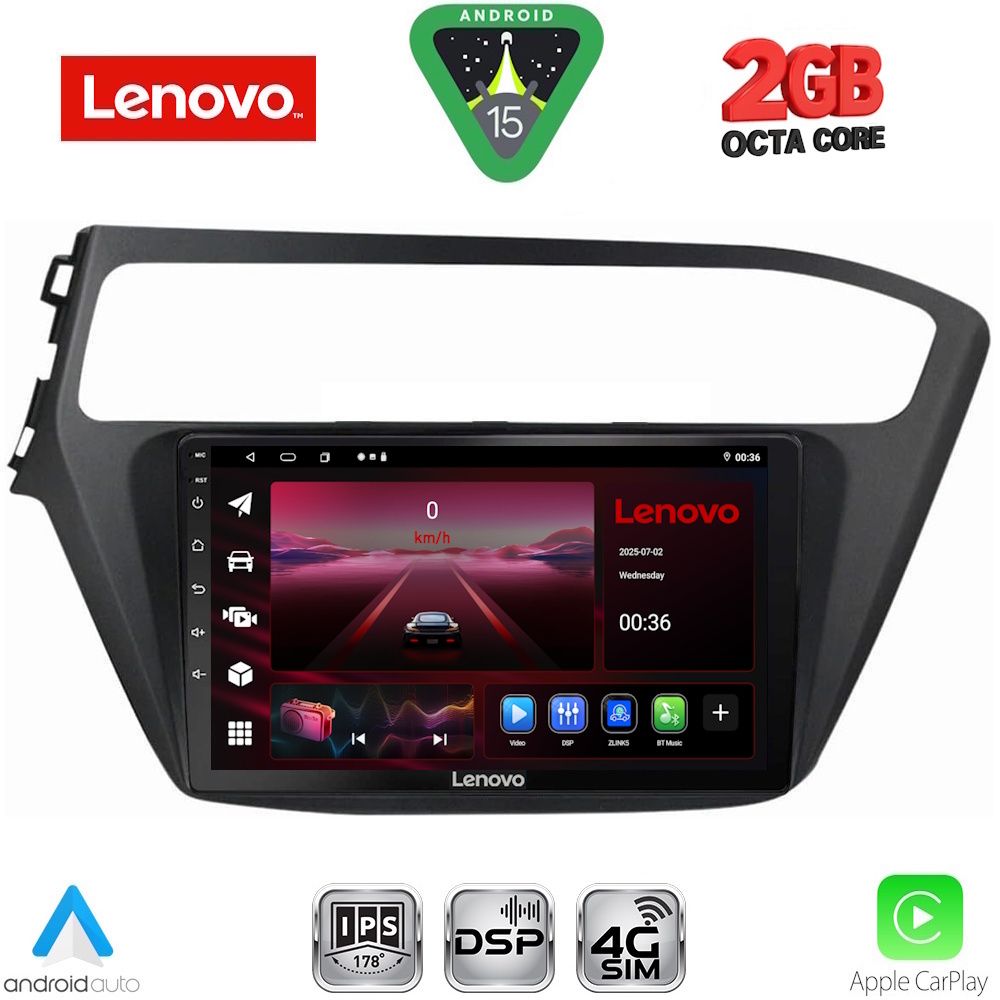 LVF5230_15_ LENOVO LVF 5230_CPA (9inc) MULTIMEDIA TABLET for HYUNDAI i20 mod. 2019-2021 - Image 1