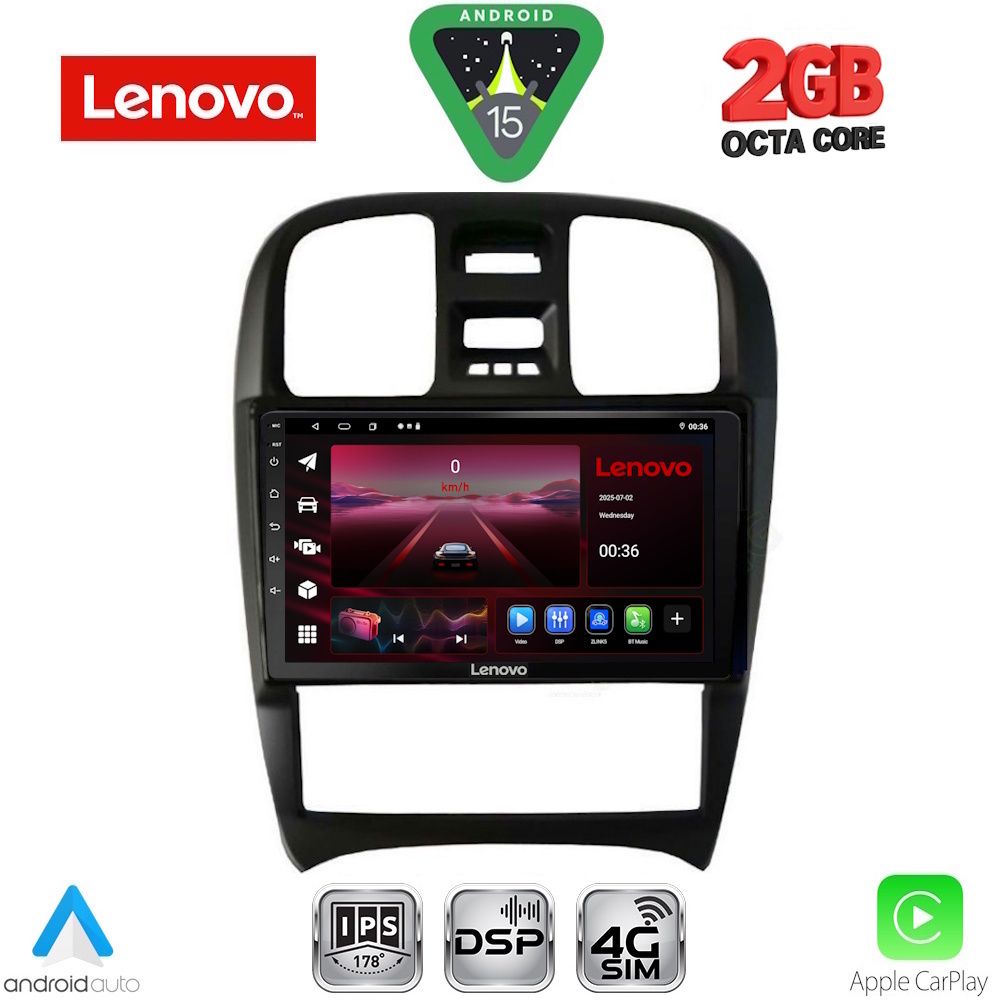 LVF5247_15_ LENOVO LVF 5247_CPA (9inc) MULTIMEDIA TABLET for HYUNDAI SONATA mod. 2000-2006 - Image 1
