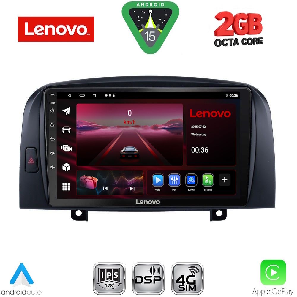 LVF5248_15_ LENOVO LVF 5248_CPA (9inc) MULTIMEDIA TABLET for HYUNDAI SONATA mod. 2006-2009 - Image 1