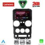 LENOVO LVF 5293_CPA (9inc) MULTIMEDIA TABLET for JEEP WRANGLER  mod. 2006-2011