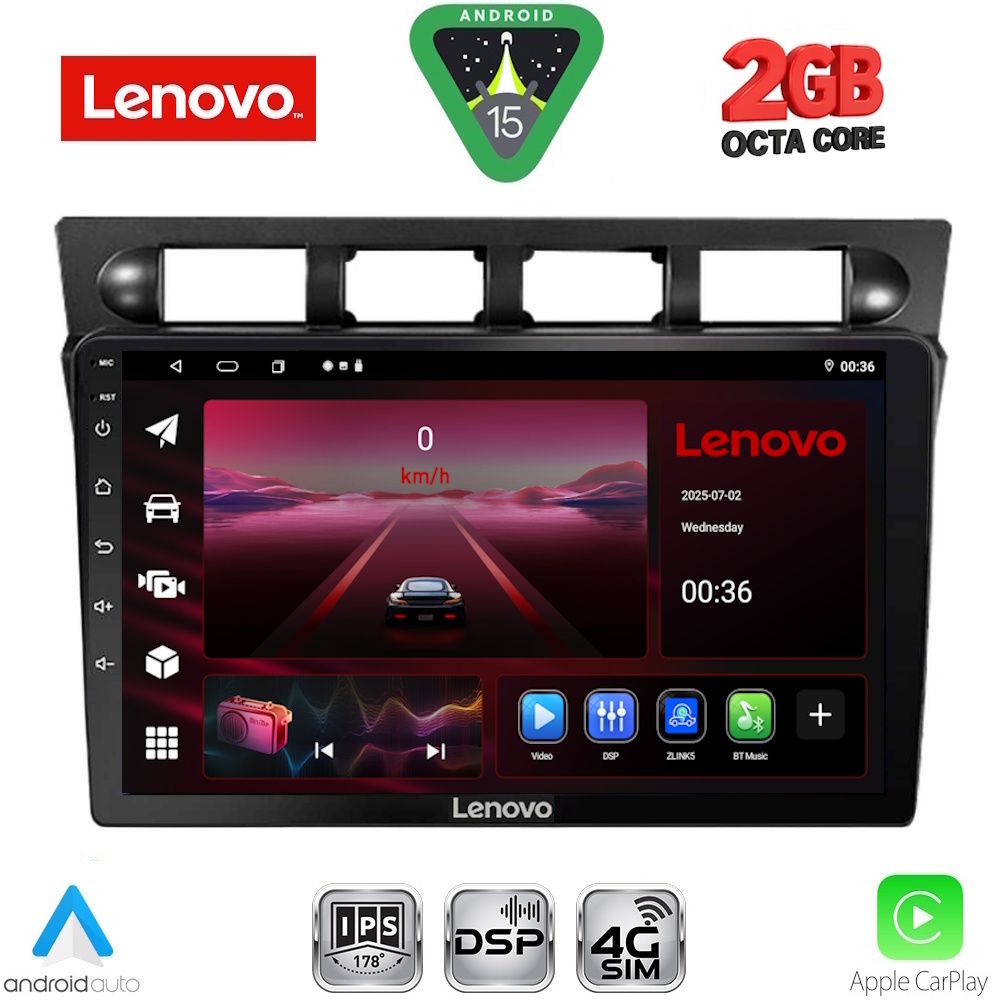 LVF5306_15_ LENOVO LVF 5306_CPA (9inc) MULTIMEDIA TABLET for KIA PICANTO mod. 2004-2008 - Image 1