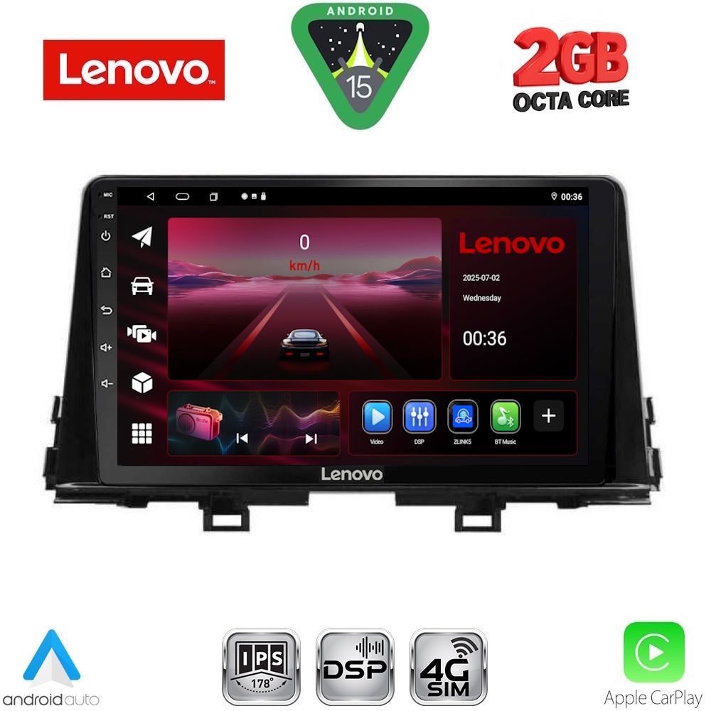 LVF5309_15_ LENOVO LVF 5309_CPA (9inc) MULTIMEDIA TABLET for KIA PICANTO mod. 2017-2021 - Image 1