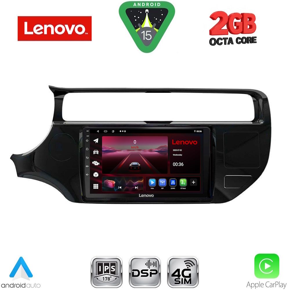 LVF5315_15_ LENOVO LVF 5315_CPA (9inc) MULTIMEDIA TABLET for KIA RIO mod. 2015-2018 - Image 1