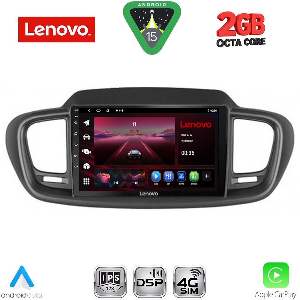LVF5319_15_ LENOVO LVF 5319_CPA (10inc) MULTIMEDIA TABLET for KIA SORENTO mod. 2014-2020 - Image 1