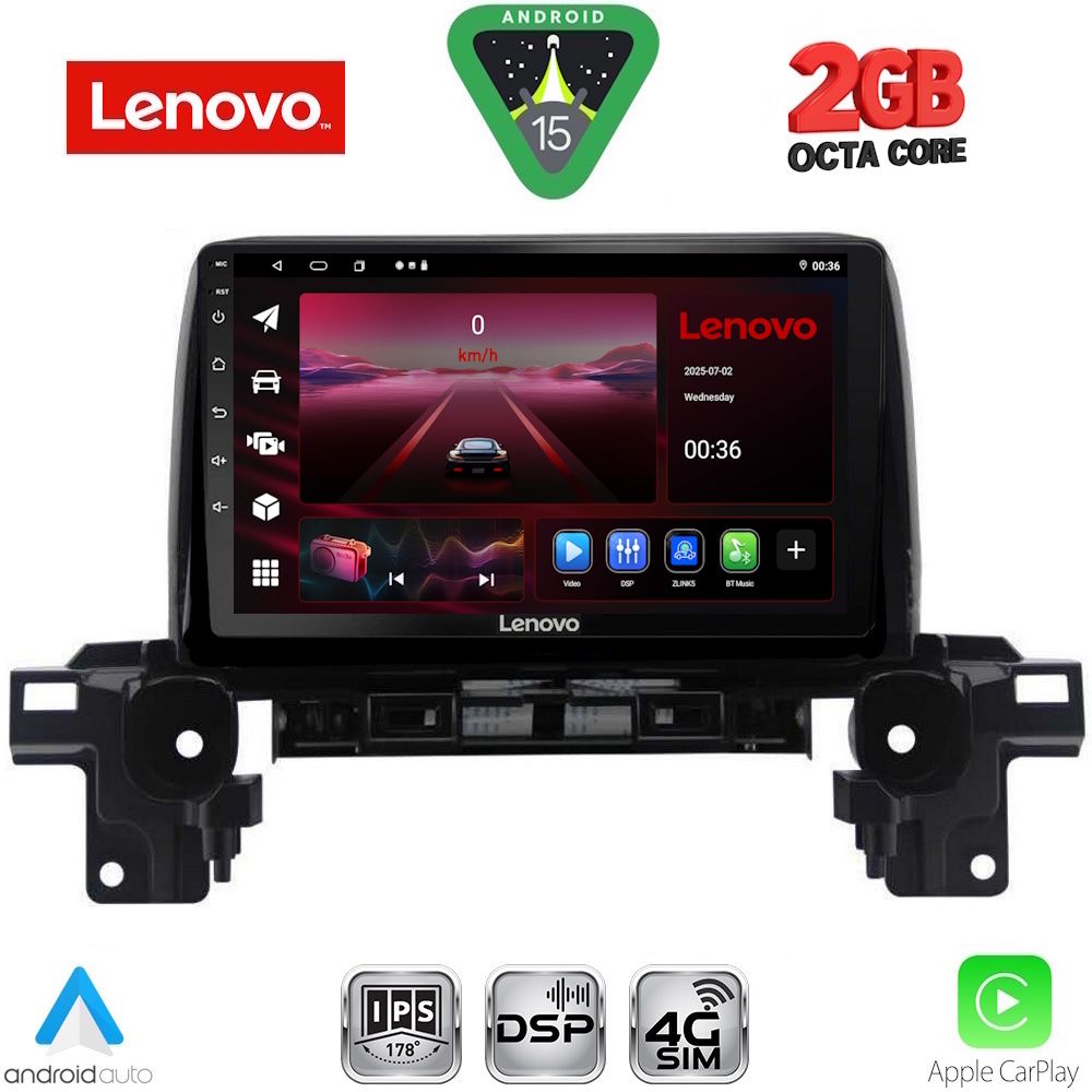 LVF5381_15_ LENOVO LVF 5381_CPA (9inc) MULTIMEDIA TABLET for MAZDA CX5 mod. 2017-2025 - Image 1