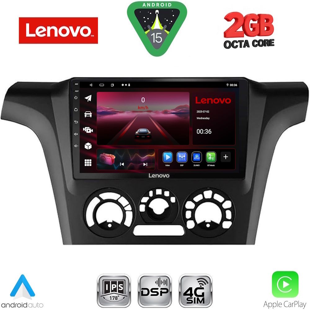 LVF5441AC_15_ LENOVO LVF 5441_CPA A/C (9inc) MULTIMEDIA TABLET for MITSUBISHI OUTLANDER mod. 2001-2005 - Image 1