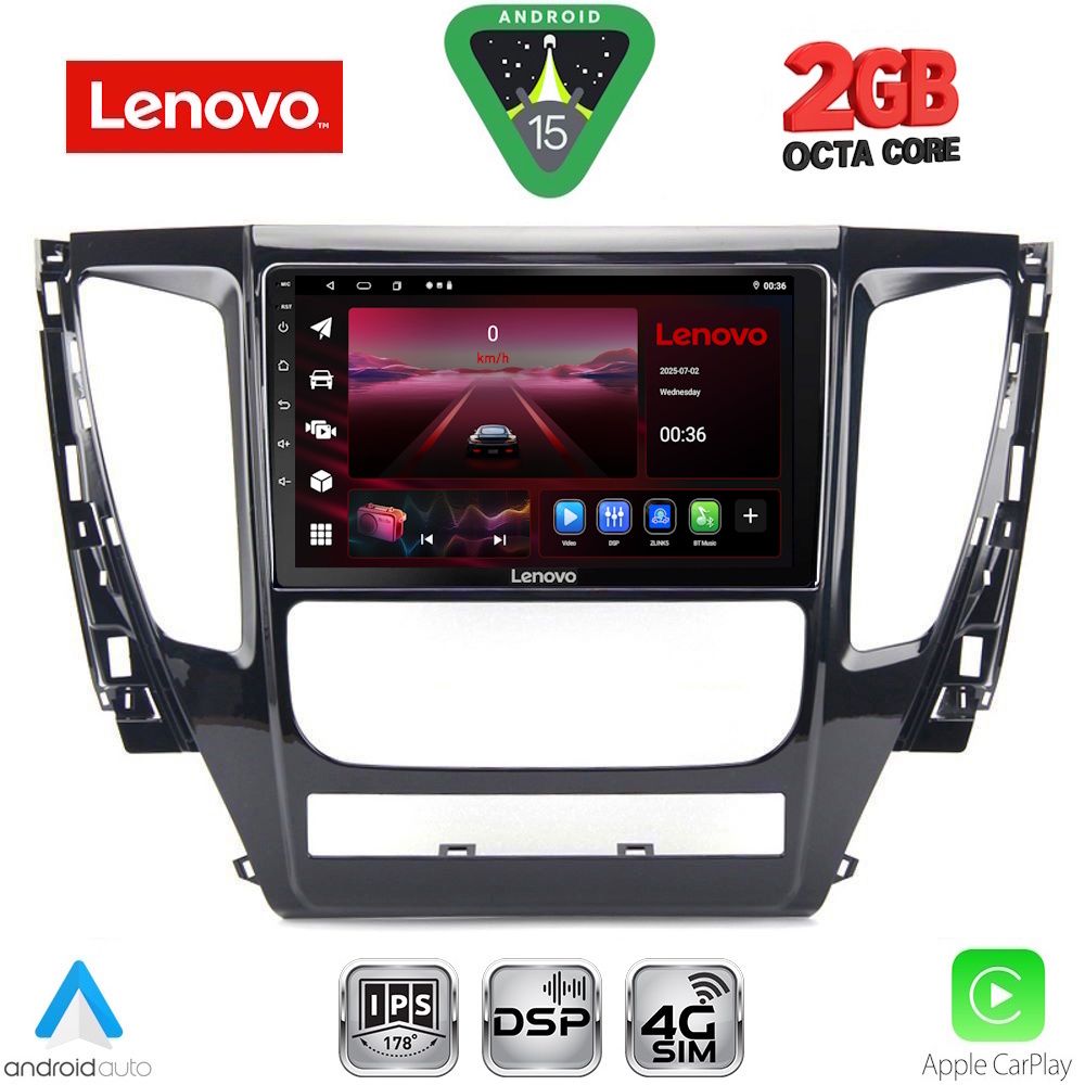 LVF5447_15_ LENOVO LVF 5447A_CPA (9inc) MULTIMEDIA TABLET for MITSUBISHI PAJERO mod. 2013-2020 - Image 1