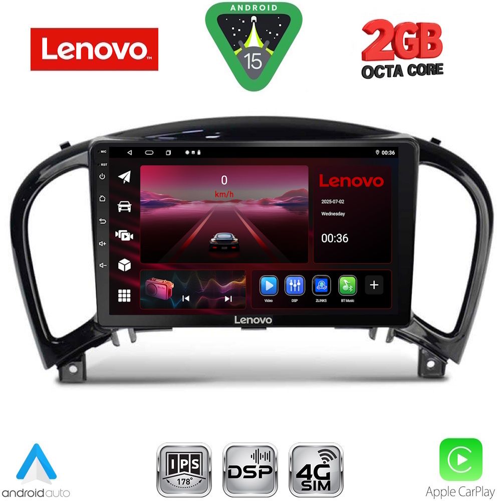 LVF5452_15_ LENOVO LVF 5452_CPA (9inc) MULTIMEDIA TABLET for NISSAN JUKE mod. 2009-2020 - Image 1